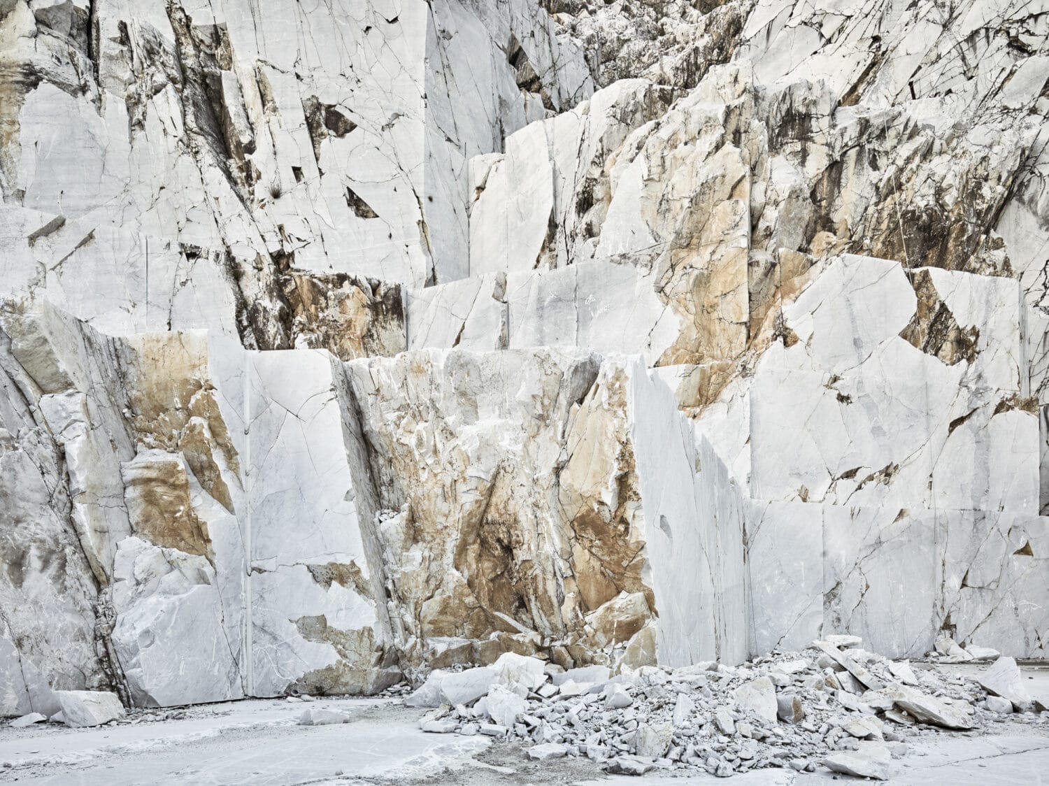 13Photo Kostas Maros Cicatrice Carrara-Marmor Landschaft Steinbruch