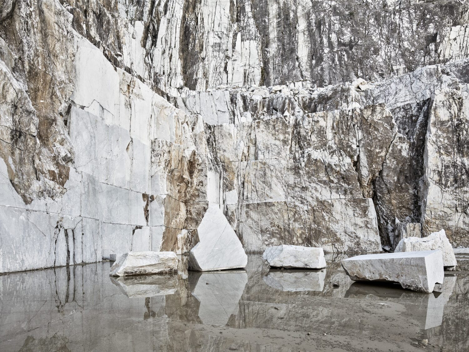 13Photo Kostas Maros Cicatrice Carrara-Marmor Landschaft Steinbruch