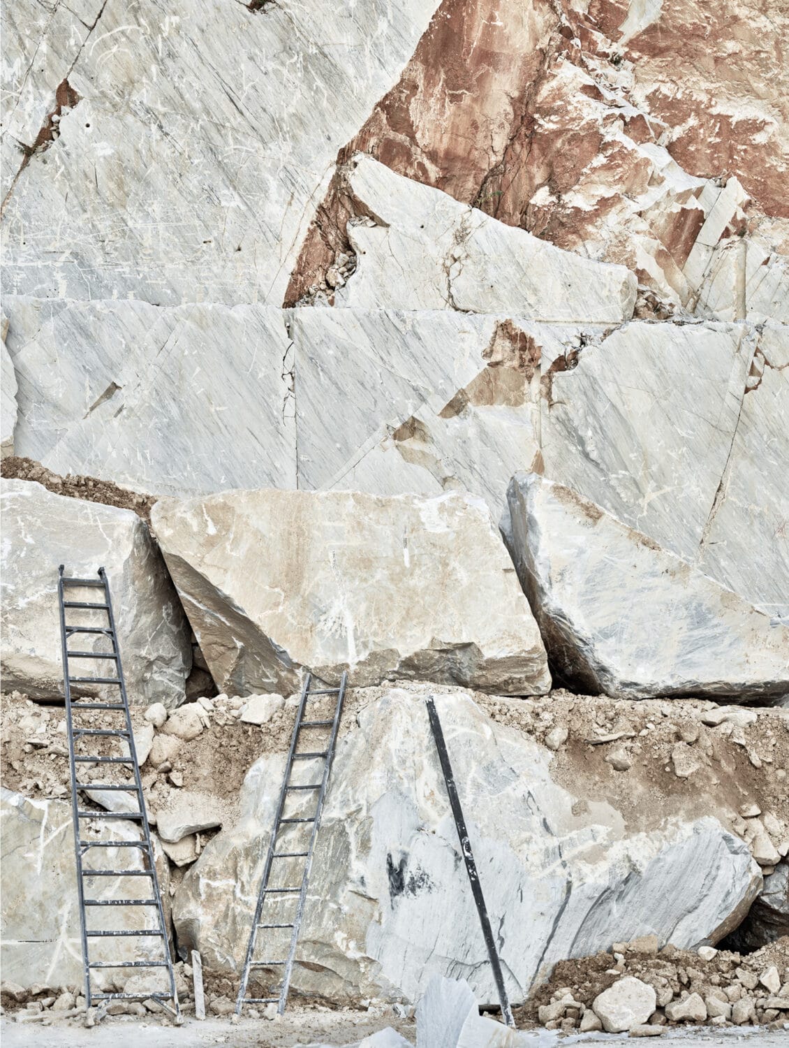 13Photo Kostas Maros Cicatrice Carrara-Marmor Landschaft Steinbruch