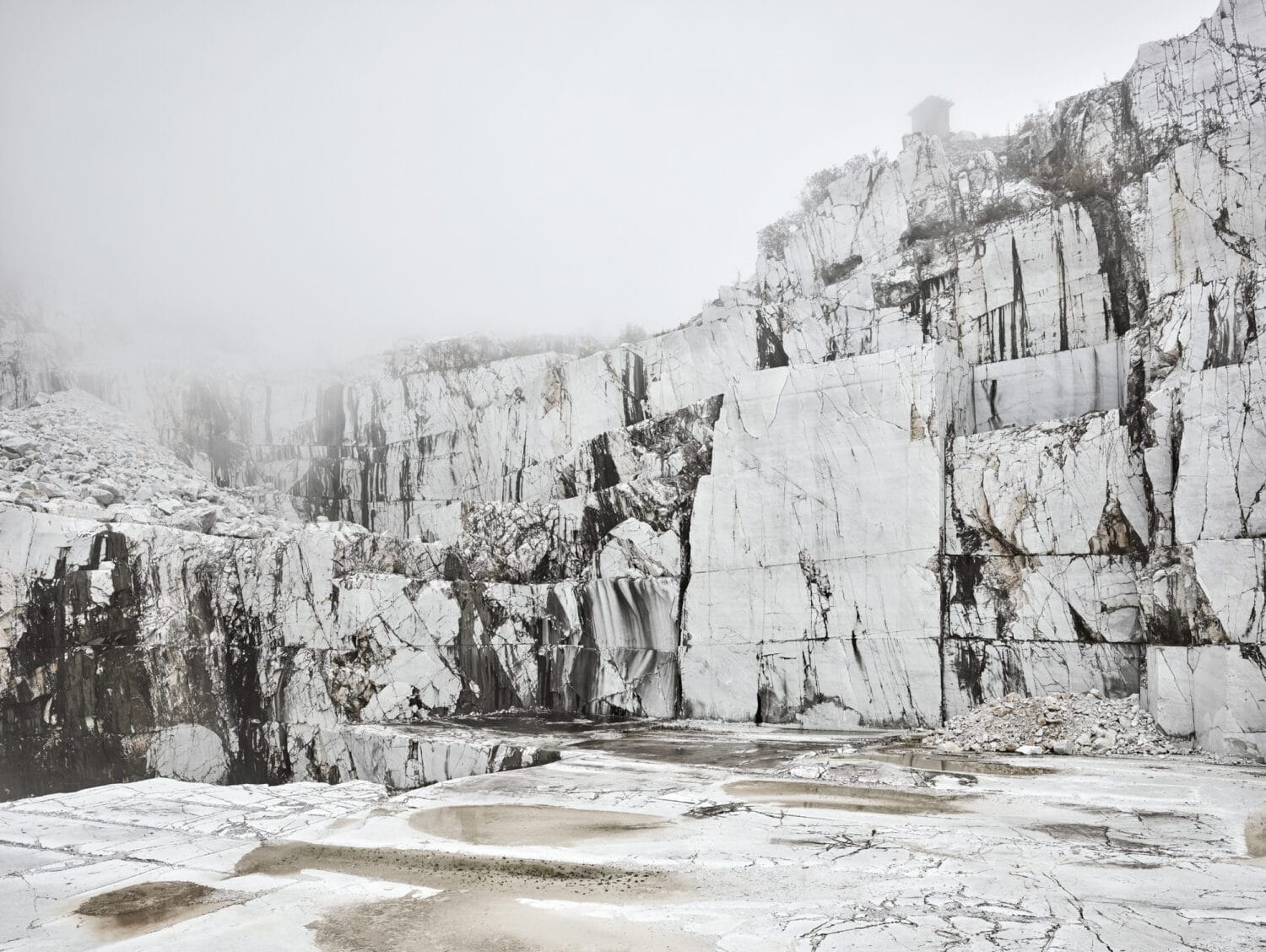 13Photo Kostas Maros Cicatrice Carrara-Marmor Landschaft Steinbruch