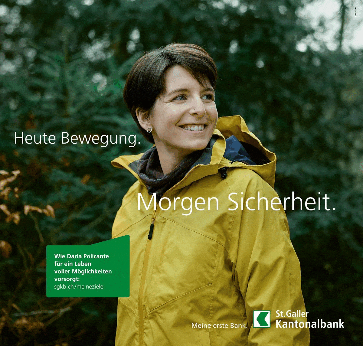 13Photo Ladina Bischof SGKB Werbung Kampagne Bank